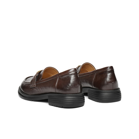 百丽金标便士乐福鞋女2025秋新平跟舒适通勤乐福鞋B2774CA5