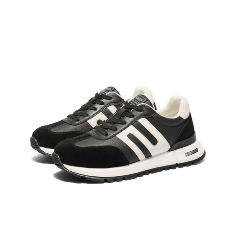 百丽复古休闲运动鞋男2025秋新商场同款户外慢跑鞋阿甘鞋8PT01CM5