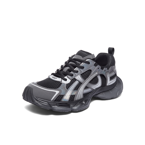 百丽厚底增高老爹鞋男鞋2025新款秋季时尚潮搭网面休闲鞋A2189CM5