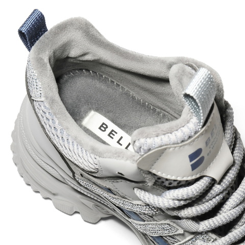 百丽潮酷高帮老爹鞋女2025冬新商场同款厚底加绒休闲鞋E6N1DDD5