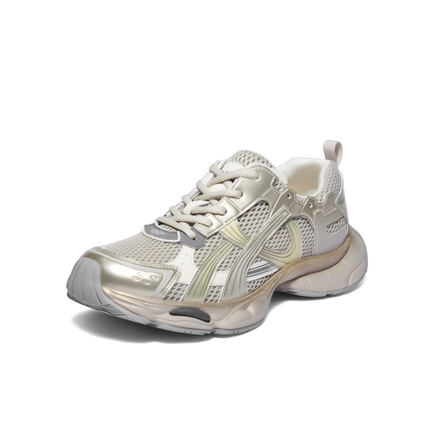 百丽厚底增高老爹鞋男鞋2025新款秋季时尚潮搭网面休闲鞋A2189CM5