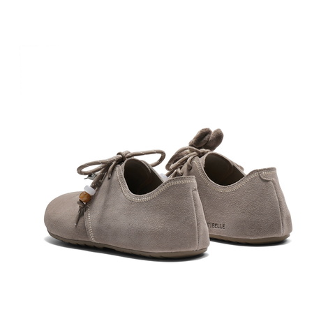 百丽时尚串珠勃肯鞋女2025秋新商场同款柔软舒适休闲鞋E8G1DCM5