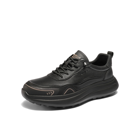 百丽厚底增高健步鞋男2025新款冬商场同款户外休闲运动鞋8XP01DM5