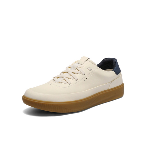 百丽时尚百搭小白鞋男2025秋季舒适简约厚底休闲板鞋加绒A2153CM5