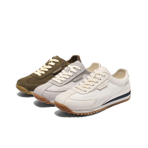 百丽户外运动慢跑鞋男鞋2025新款秋季厚底复古休闲阿甘鞋A2058CM5