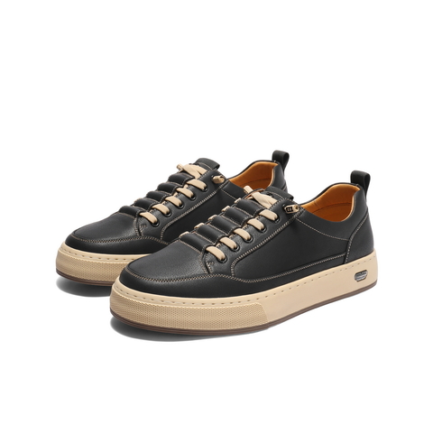 百丽时尚潮搭休闲板鞋男2025新款秋季舒适套脚户外工装鞋A2094CM5