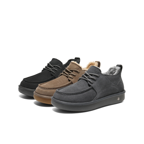 百丽户外休闲雪地靴男2025新款冬商场同款厚底保暖东北靴8XX01DD5