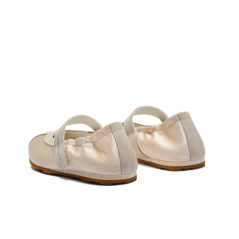 百丽芭蕾风玛丽珍鞋女2025夏新魔术贴舒适低跟休闲鞋B2624BQ5