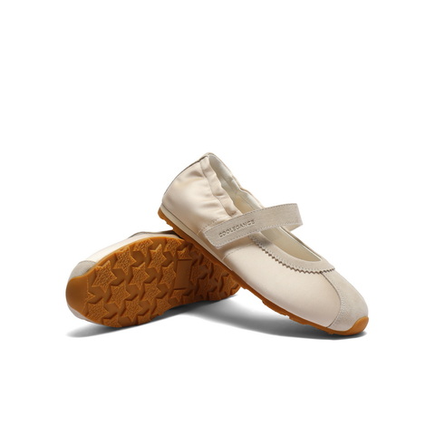 百丽芭蕾风玛丽珍鞋女2025夏新魔术贴舒适低跟休闲鞋B2624BQ5