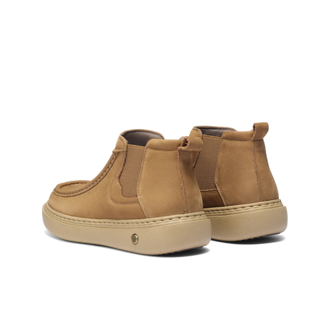 百丽户外休闲切尔西靴男25新冬商场款牛皮革厚底短靴加绒8WL01DD5