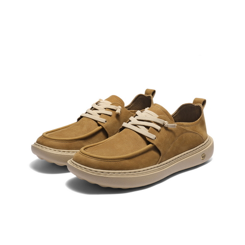 百丽厚底休闲鞋男2025新款秋季商场同款牛皮革户外工装鞋8VD01CM5