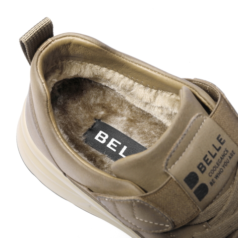 百丽厚底增高休闲运动鞋男2025新款冬套脚户外工装鞋加绒L6017DM5