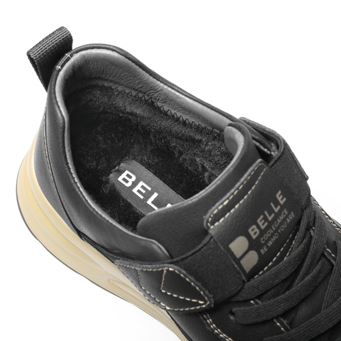 百丽厚底增高休闲运动鞋男2025新款冬套脚户外工装鞋加绒L6017DM5