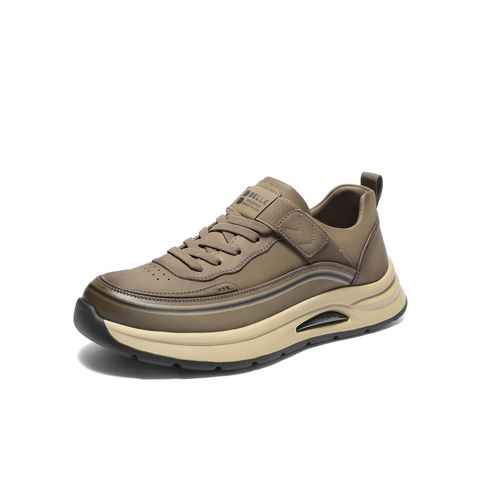 百丽厚底增高休闲运动鞋男2025新款冬舒适套脚户外工装鞋L6017DM5