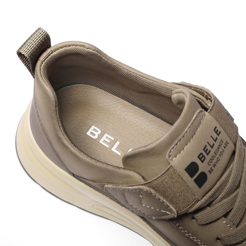 百丽厚底增高休闲运动鞋男2025新款冬舒适套脚户外工装鞋L6017DM5