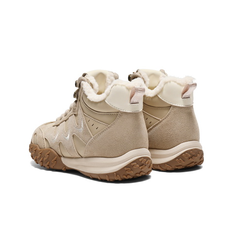 百丽时尚运动风高帮鞋女2025冬新商场同款舒适百搭休闲鞋E5W1DDD5