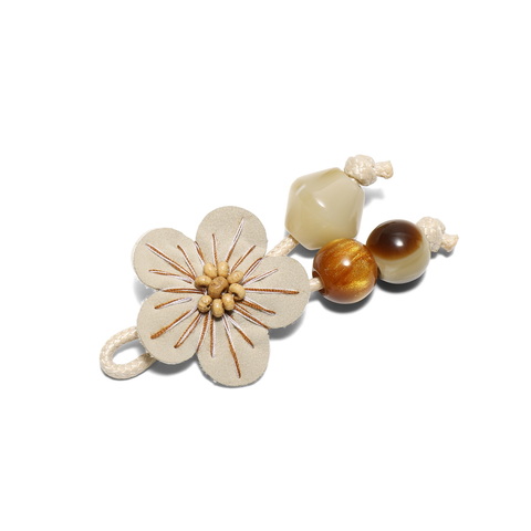 百丽时尚串珠挂饰时装靴女2025冬新商场同款真皮厚底短靴E8W1DDD5