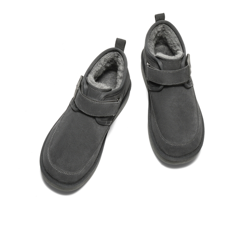 百丽户外休闲雪地靴男2025新款冬商场同款厚底保暖东北靴8XW01DD5