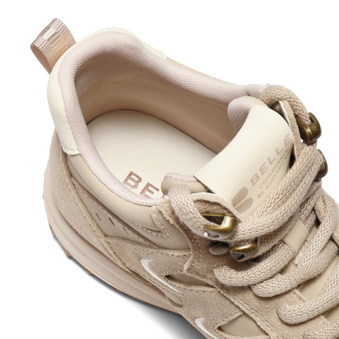 百丽时尚运动风高帮鞋女2025冬新商场同款舒适百搭休闲鞋E5W1DDD5