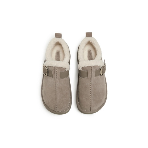 百丽复古厚底增高雪地靴女2025冬新商场同款加毛保暖短靴E6D1DDM5