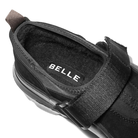 百丽厚底户外休闲保暖鞋男2025新款冬魔术贴毛毛鞋雪地靴A2245DM5