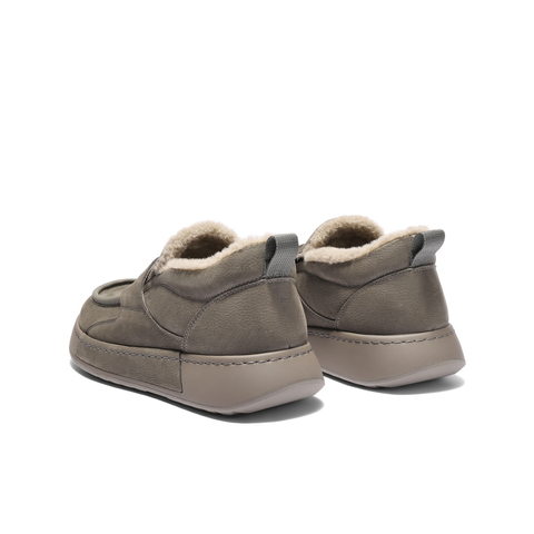 百丽舒适保暖休闲工装鞋男2025新款冬季牛皮革厚底毛毛鞋A2236DM5