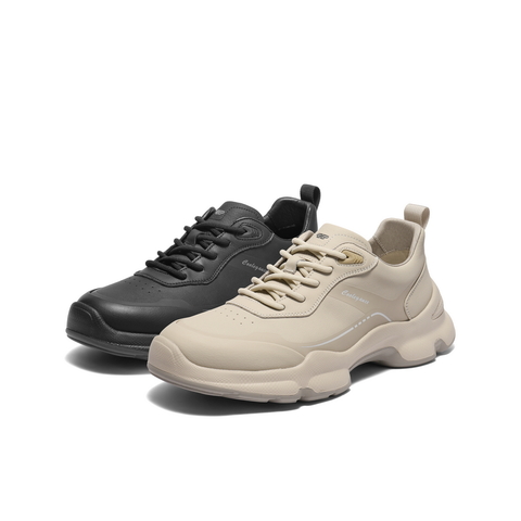 百丽厚底增高健步鞋男2025新款秋商场同款户外休闲运动鞋8VM01CM5