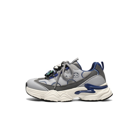 百丽时尚撞色厚底老爹鞋女童2025冬新商场同款童趣休闲鞋50603D85