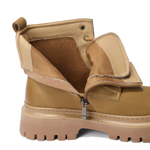 百丽时尚休闲工装靴男2025新款冬商场同款厚底增高马丁靴8XQ01DD5