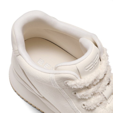 百丽简约休闲靴女2025冬新商场同款厚底增高高帮休闲鞋E6S1DDD5