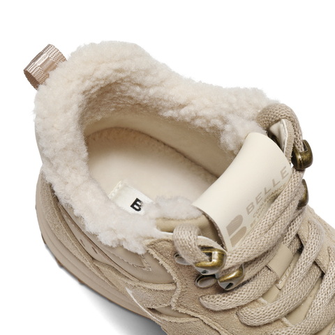 百丽时尚运动风高帮鞋女2025冬新商场同款舒适百搭休闲鞋E5W1DDD5