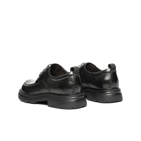 百丽厚底增高商务鞋男士2025新款冬季牛皮革通勤休闲皮鞋L6019DM5