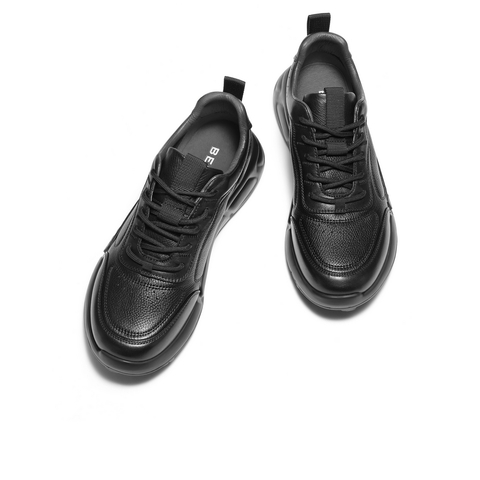 百丽厚底增高健步鞋男鞋2025新款冬季商场同款休闲运动鞋8XJ01DM5