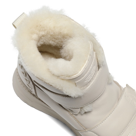 百丽厚底增高雪地靴女2025冬新商场同款保暖魔术贴东北靴E8R1DDD5