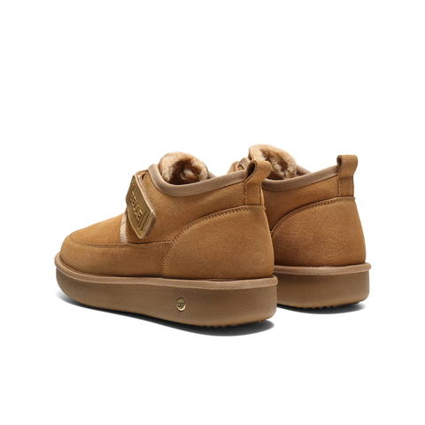 百丽户外休闲雪地靴男2025新款冬商场同款厚底保暖东北靴8XW01DD5