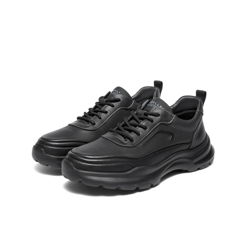 百丽厚底增高健步鞋男鞋2025新款冬季潮搭户外休闲运动鞋L6011DM5