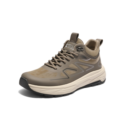 百丽高帮休闲运动鞋男鞋2025新款冬季厚底增高潮搭户外鞋A2176DD5