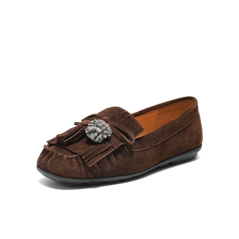 百丽小众流苏乐福鞋女2025秋新舒适软薄底便士乐福鞋B2694CA5