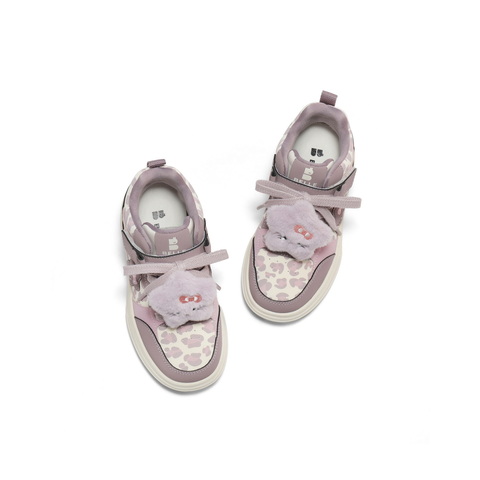 百丽撞色星星板鞋女童2025冬新商场同款舒适休闲鞋25670D85