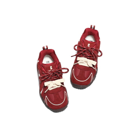 百丽高帮阿甘德训鞋童鞋2025冬新商场同款加绒双鞋带运动休闲鞋