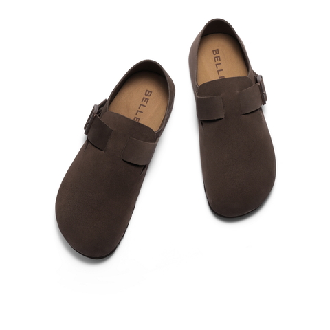 百丽外穿休闲百搭工装鞋男2025秋季舒适简约全包勃肯鞋B3701CM5