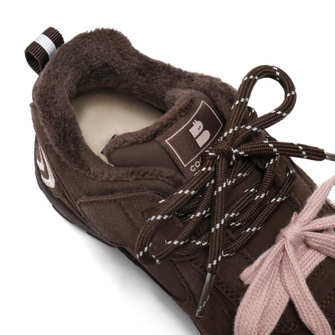 百丽高帮阿甘德训鞋童鞋2025冬新商场同款加绒双鞋带运动休闲鞋