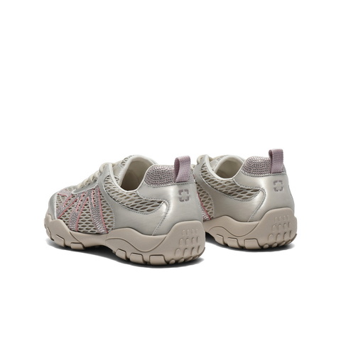 百丽时尚撞色阿甘鞋女2025秋新舒适透气网面运动休闲鞋B2794CM5