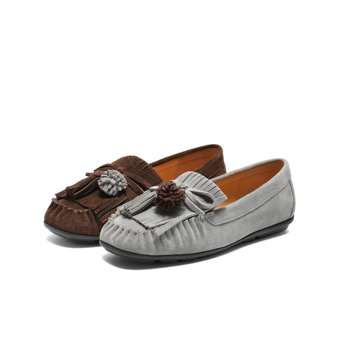 百丽小众流苏乐福鞋女2025秋新舒适软薄底便士乐福鞋B2694CA5