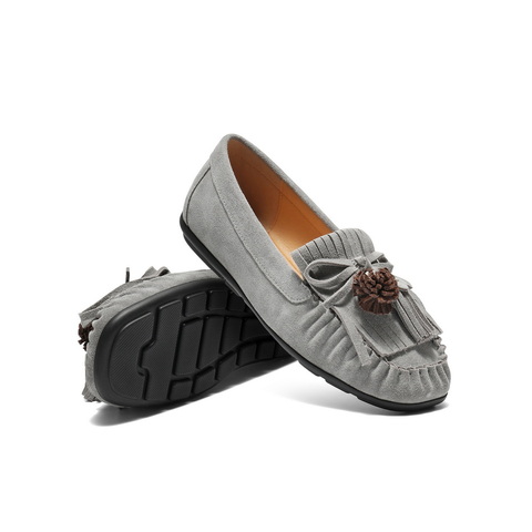 百丽小众流苏乐福鞋女2025秋新舒适软薄底便士乐福鞋B2694CA5