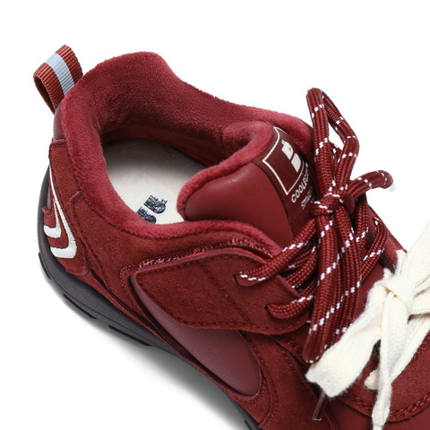 百丽高帮阿甘德训鞋童鞋2025冬新商场同款加绒双鞋带运动休闲鞋