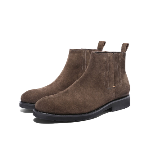 百丽时尚休闲切尔西靴男士2025新款冬季舒适潮搭套筒短靴D9P40DD5