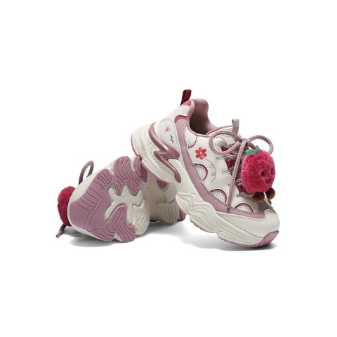 百丽时尚撞色老爹鞋女童2025秋新商场同款可爱饰扣休闲鞋50056C85