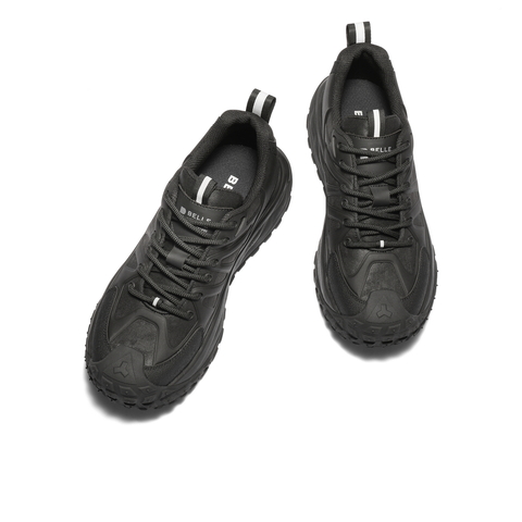 百丽厚底增高休闲鞋男2025新冬防撞鞋头户外登山鞋运动鞋A2231DM5