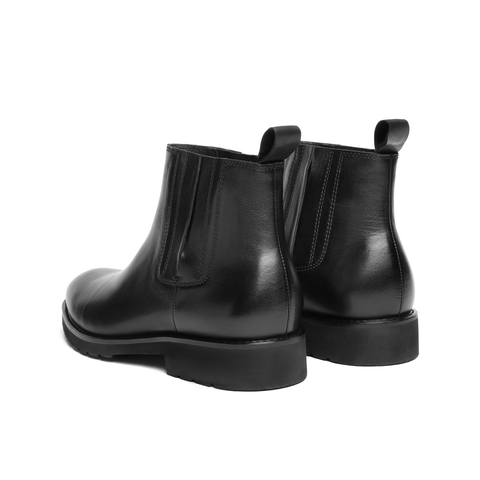 百丽时尚休闲切尔西靴男士2025新款冬季舒适潮搭套筒短靴D9P40DD5